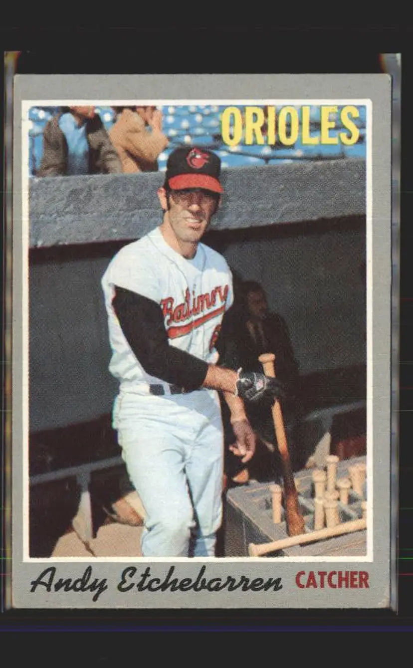Andy Etchebarren 1970 Topps #213 - () - Baltimore Orioles