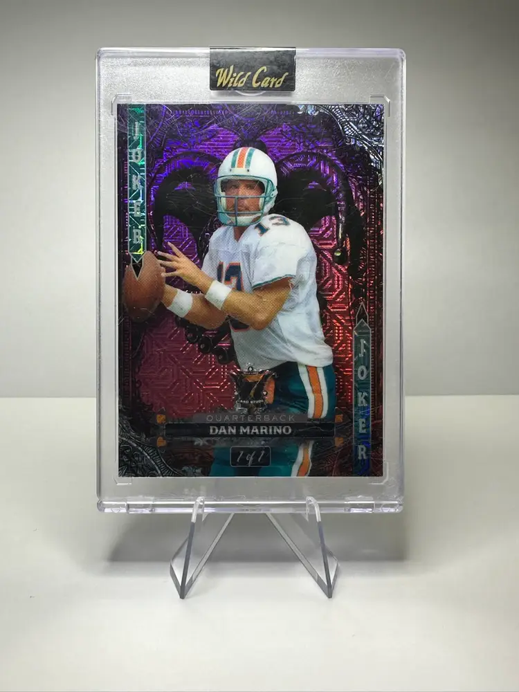 2024 Wild Card DAN MARINO 1/1 Neon Joker Miami Dolphins One Of One.