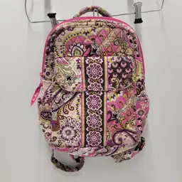 Vera Bradley Small Backpack in Very Berry Paisley Retired