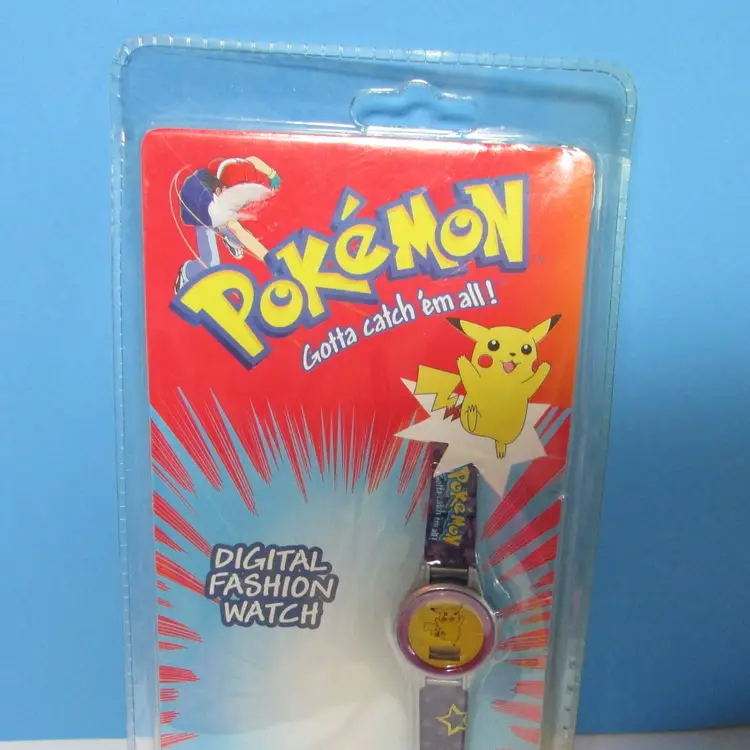 vintage Pokemon Pikachu digital wrist watch Nintendo 1999 Game Freak