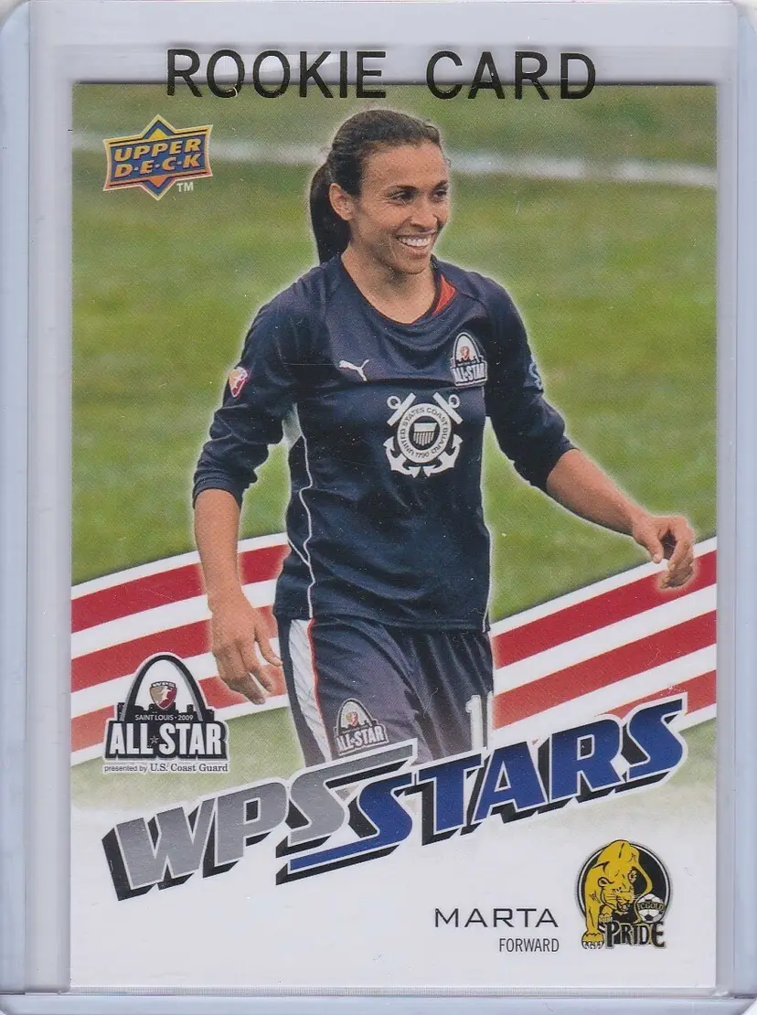 Upper Deck WPS Stars Marta Rookie Card