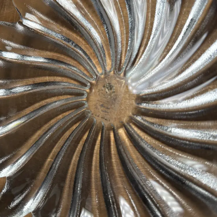 Fostoria Glass Colony Swirl Pattern Petal Dish