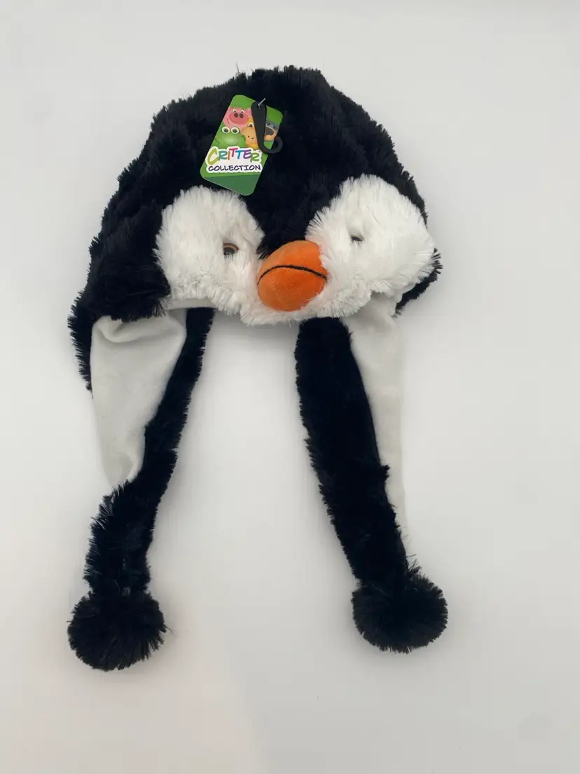 Critter Collection Kid's Penguin Stocking Cap Hat - New w/ Tags - Lynco