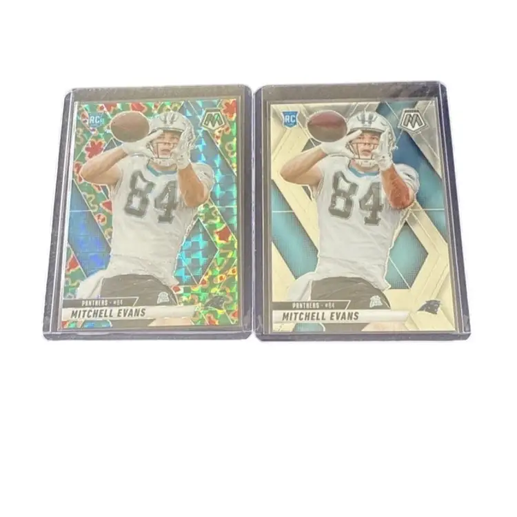 2025 Panini Mosaic Mitchell Evans Rookie Cookies Parallel/Base! SP! Carolina Panthers