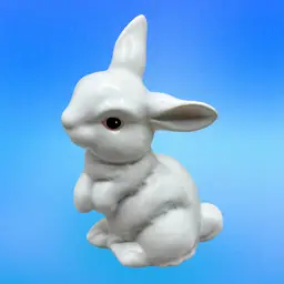 Vintage Goebel West Germany Ceramic Bunny Rabbit Figurine 4.5” Spring Easter Decor 1984