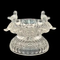 Hofbauer Byrd Crystal Bird Bath 3.5x5.5 Bird Lead Crystal