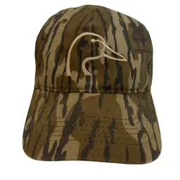 Ducks Unlimited Embroidered Patch Bottomland Hunting Camouflage Adjustable Hat