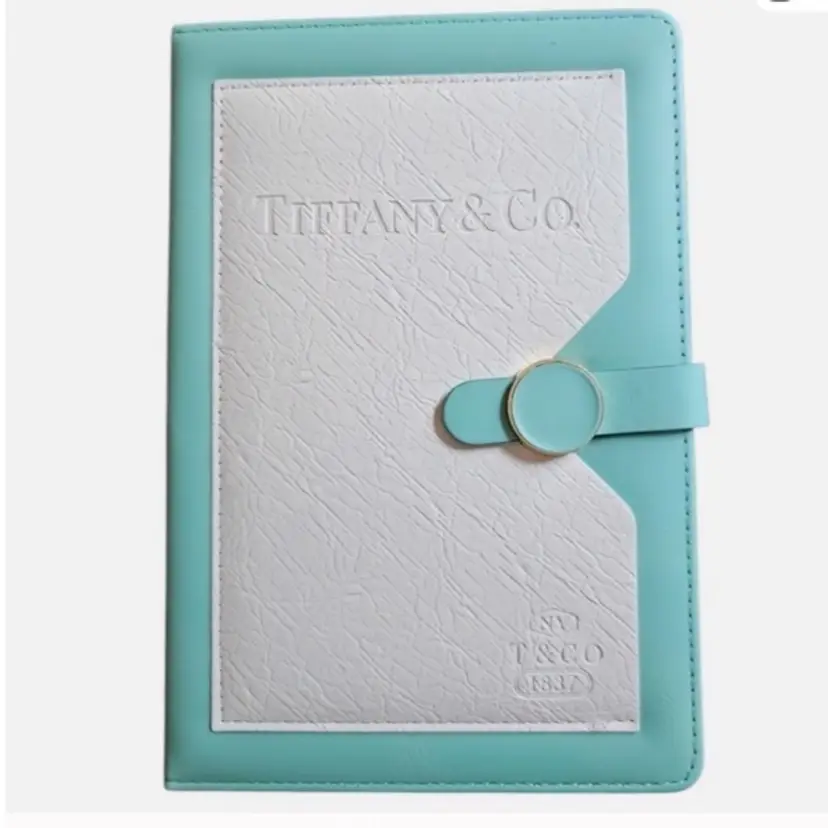 Tiffany & Co. Blue/white Snap Notebook