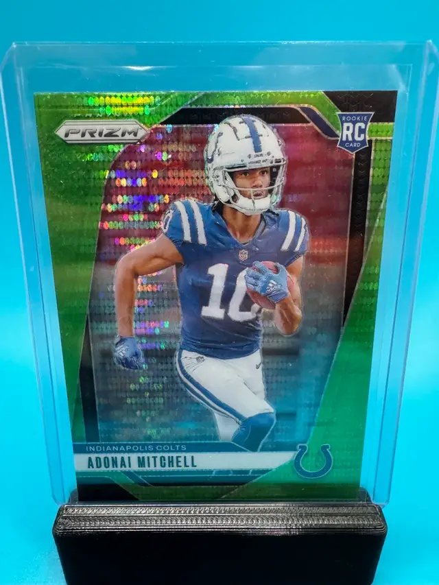 Adonai Mitchell Prizm Neon Green Pulsar RC Indianapolis Colts