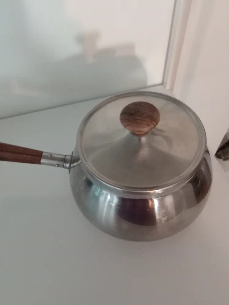 MCM Oneida stainless steel fondue pot