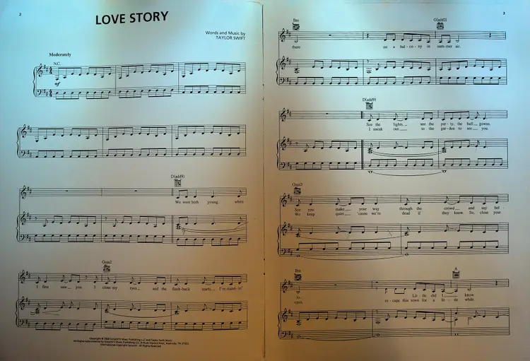 Love Story by Taylor Swift Sheet Music