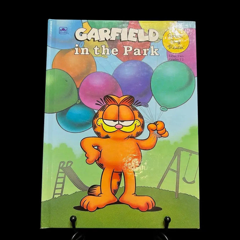 MARKDOWN! Garfield in the Park Golden Easy Reader 1989 ~9.25β x 6.75β