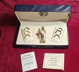 Vintage Anne Klien Interchangeable Watch Set