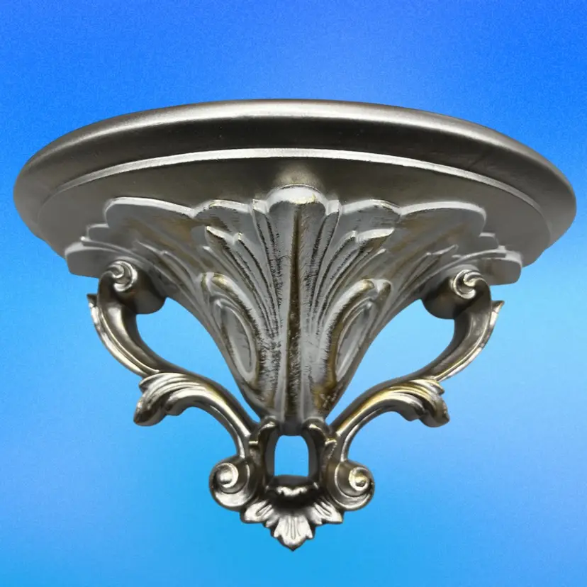 Large Vintage Ornate Plastic Wall Shelf Gia Inc. MCM Style 8x7