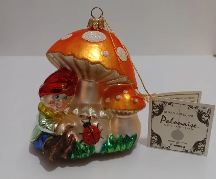 Kurt S Adler Polonaise Old World Style Ornament Hand Blown Glass w/Tag