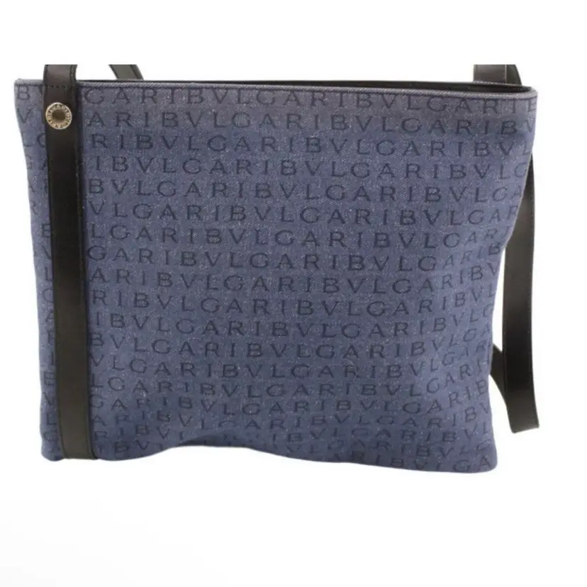 Bvlgari Demon Blue Tote Bag crossbody Purse Dust Bag COA Included gift