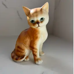 Bone China Orange Tabby Cat