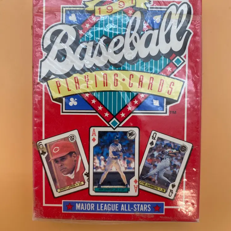Major League All-Stars 1991 Baseball Playing Cards - Sealed - 56 Player Photos