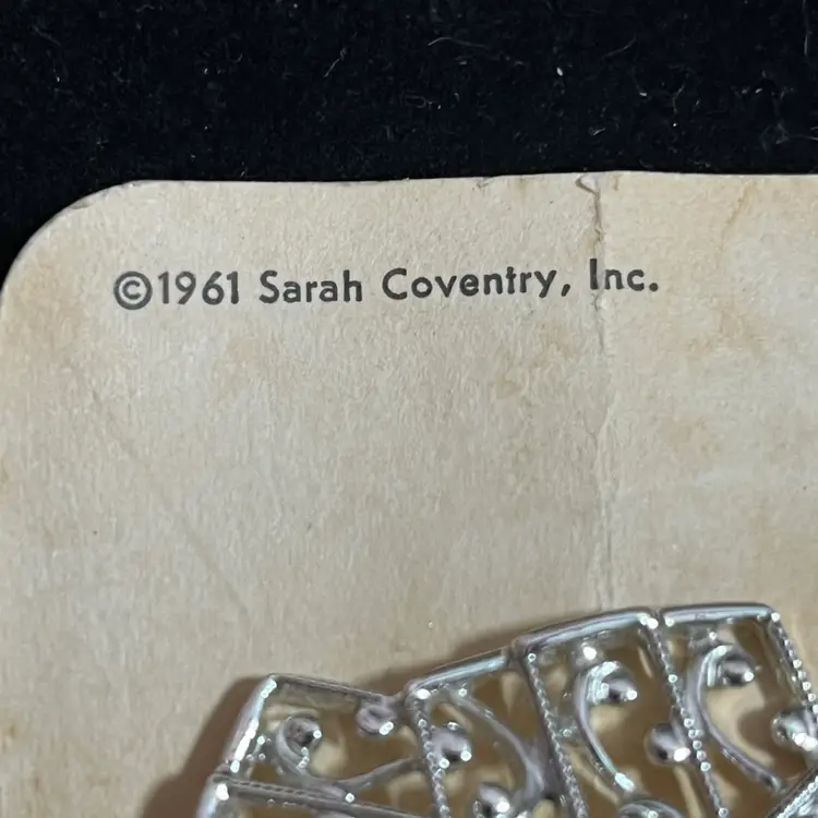 Sarah Cov 1961 On Original Card