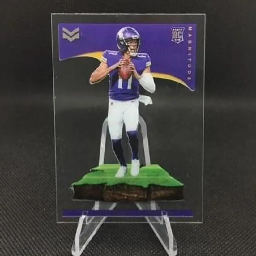 Kellen Mond 2021 Panini Chronicles Stars and Stripes Magnitude (RC) #MAG-13 - Minnesota Vikings