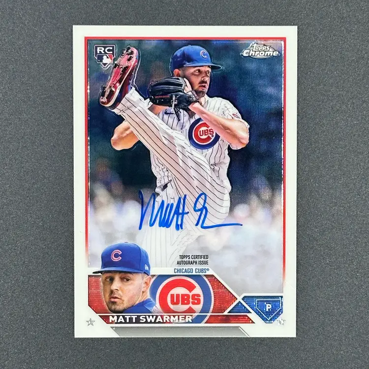 2023 Topps Chrome Update Matt Swarmer Auto RC