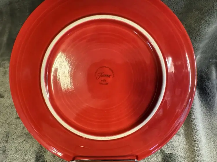 Fiesta Fiestaware Classic Dinner Plate Scarlet Red Homer Laughlin 10.5”