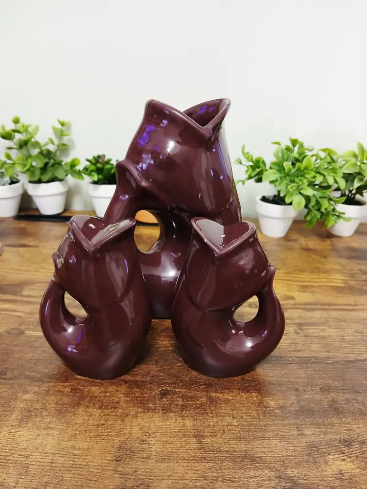 GURGLEPOT Fish Purple Pitcher Salt and Pepper Set