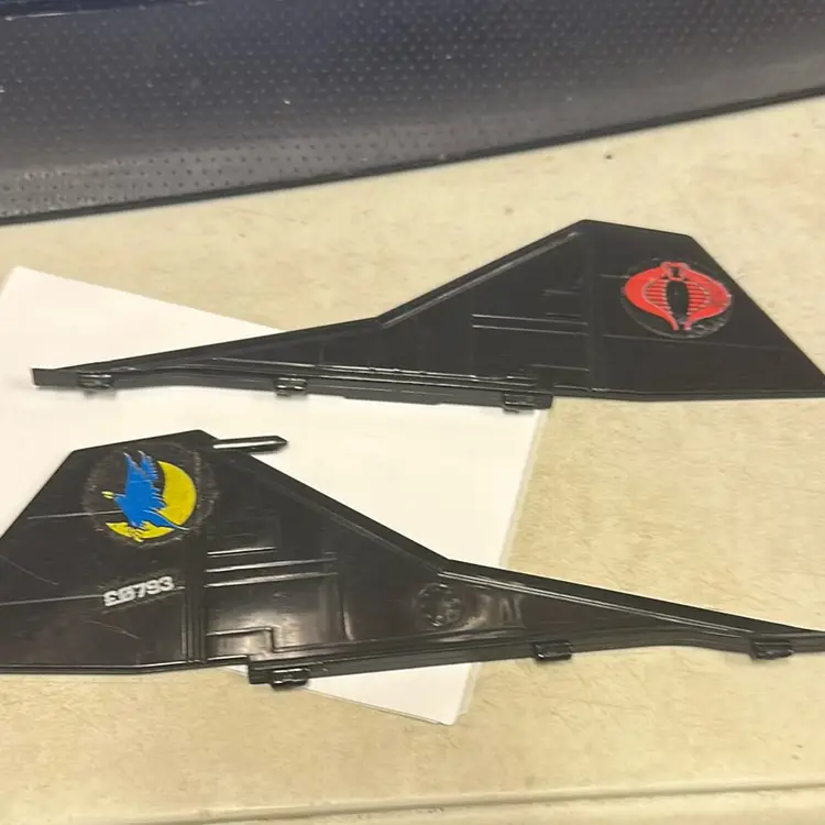 #01 Night Raven Rear Fins Set