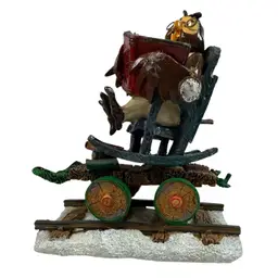 Disney TIgger Holiday Train Danbury Mint Owl Christmas Vintage