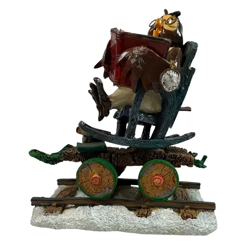 Disney TIgger Holiday Train Danbury Mint Owl Christmas Vintage