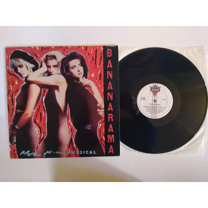 Bananarama More Than Physical Vinyl 12" EP Record 1986 Electronic Euro Pop