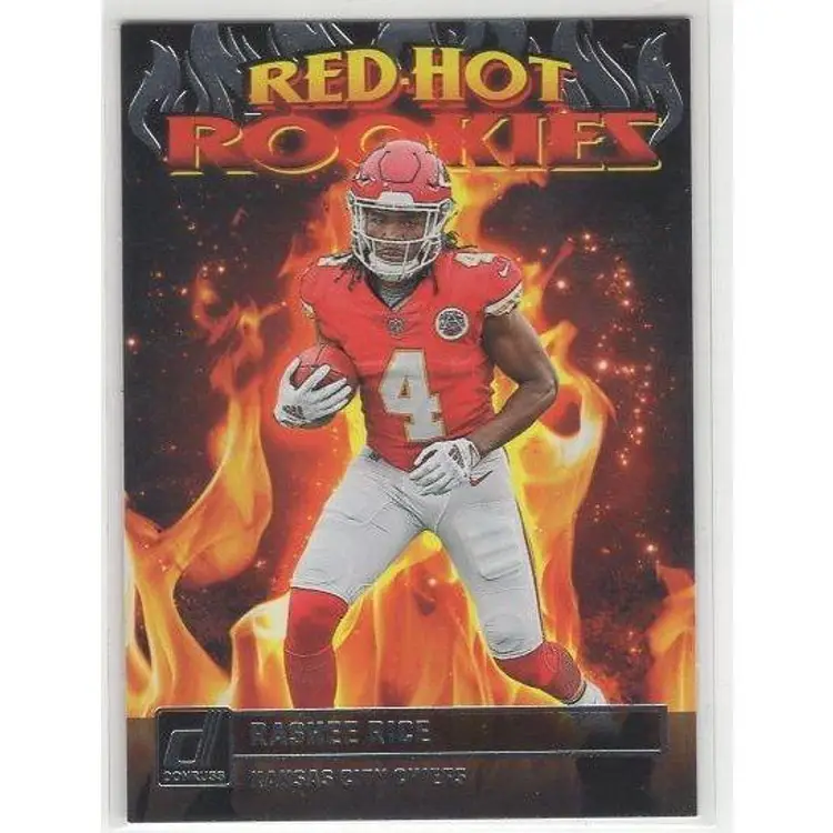 2023 Panini Donruss Rashee Rice Red Hot Rookies #RHR-9 Chiefs