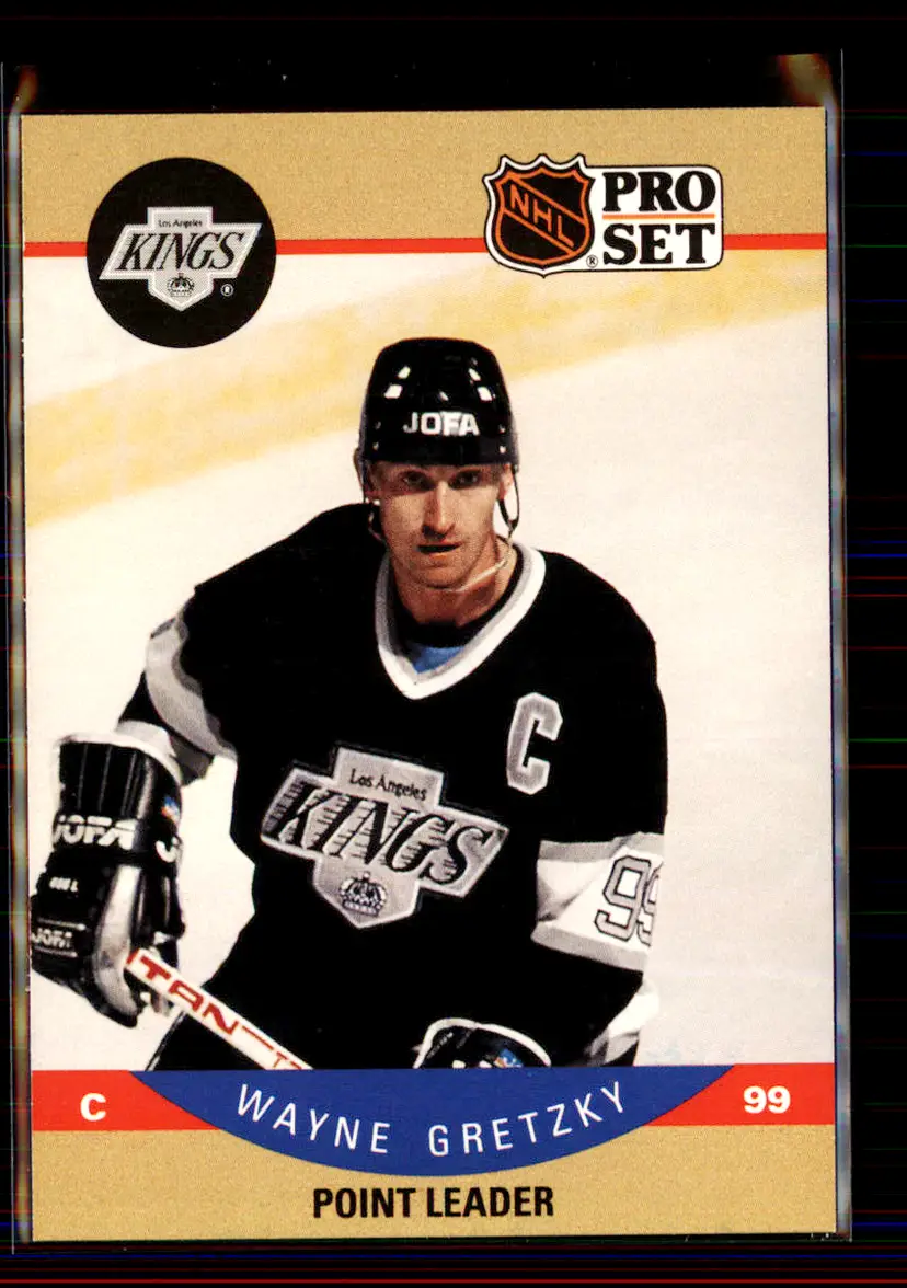 Wayne Gretzky 1990-91 Pro Set Point Leader #394 - Los Angeles Kings - (146-31)