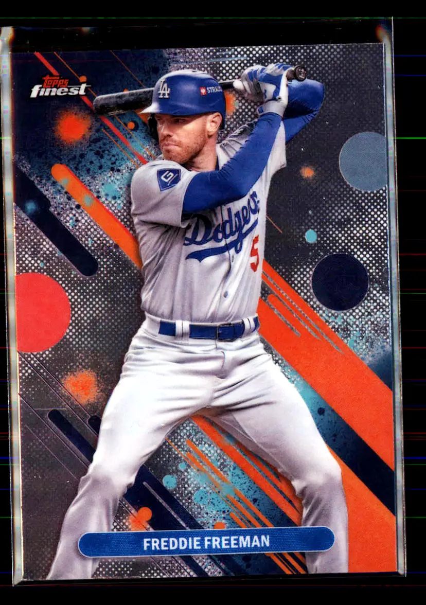 Freddie Freeman 2025 Topps Finest #69 - (113) - Los Angeles Dodgers