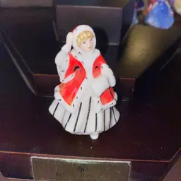 #14- 25% Off Sale - Royal Doulton Pretty Ladies Miniature Bone China Figurine Belle 1996 2"+ (was $24)