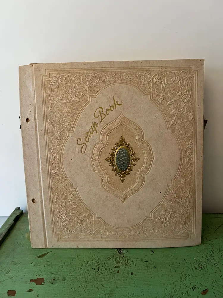 Vintage Travel Scrapbook 1930's US Travel Brochures Clippings, Motels, Photos, Maps