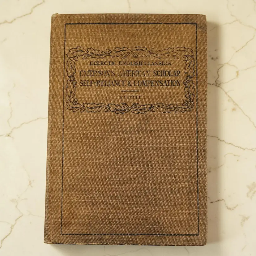 Eclectic English Classics American Scholar Ralph Waldo Emerson 1921 Hardcover