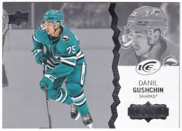 2023-24 Upper Deck Ice #124 Danil Gushchin RC San Jose Sharks Hockey Card