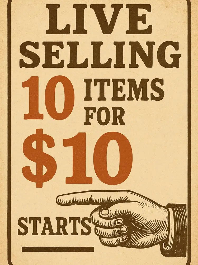 $10 Starting Bids For 10 Vintage Items w/Donna