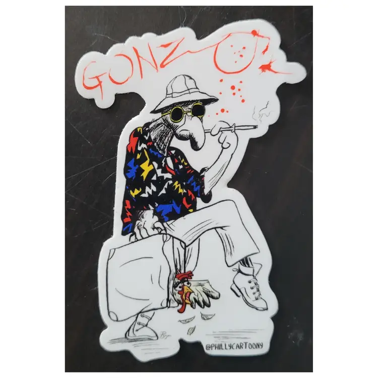Gonzo Journalism - Sticker/Magnet