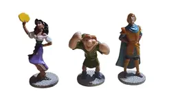 Applause - Disney Hunchback of Notre Dame RARE PIECES - PVC Figures set of 3