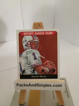 Warren Moon SportKings Sage 2018 Football Sports Card