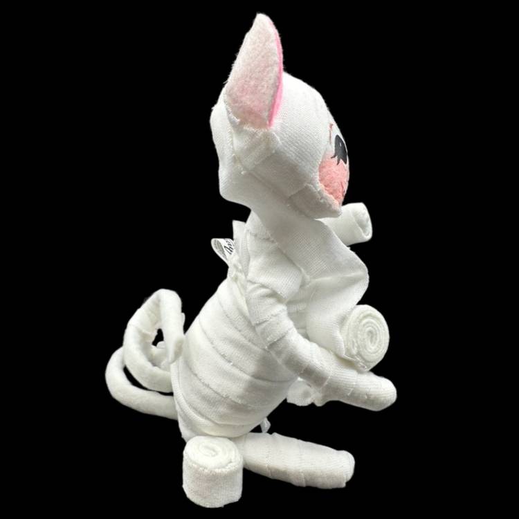 Halloween Mummy Mouse By Annalee Collectible Plush 6”T 4”W
