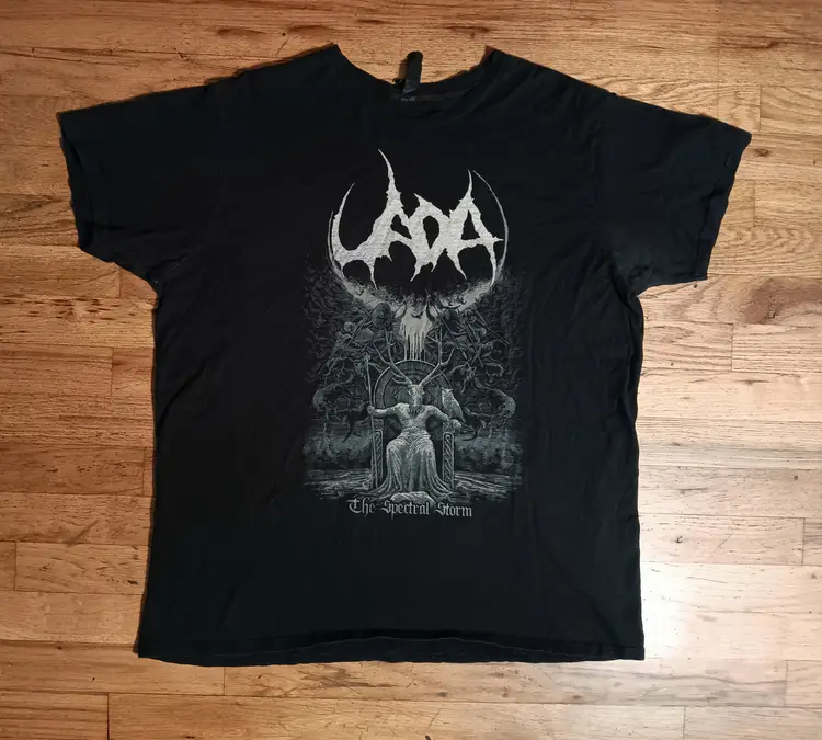 UADA Black Metal Concert t-shirt The Spectral Storm Devil Goat Black Sabbath