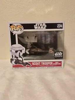 POP! Star wars Scout Trooper with Speeder Bike