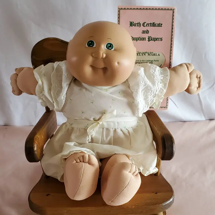 1984 Cabbage Patch Kid Preemie Jocelyn Marla (with birth cert)