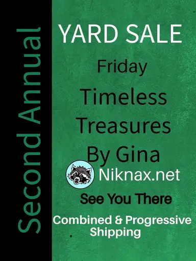 Day Two ~ 2nd Annual Yard Sale with Timeless Treasures by Gina 
