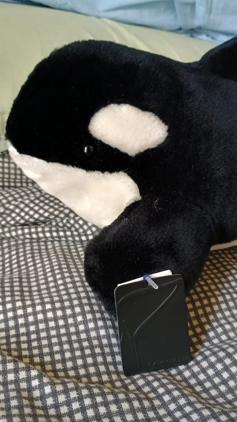 Seaworld Shamu Plush Stuffed Animal Orca Whale Plushie Stuffie Toy