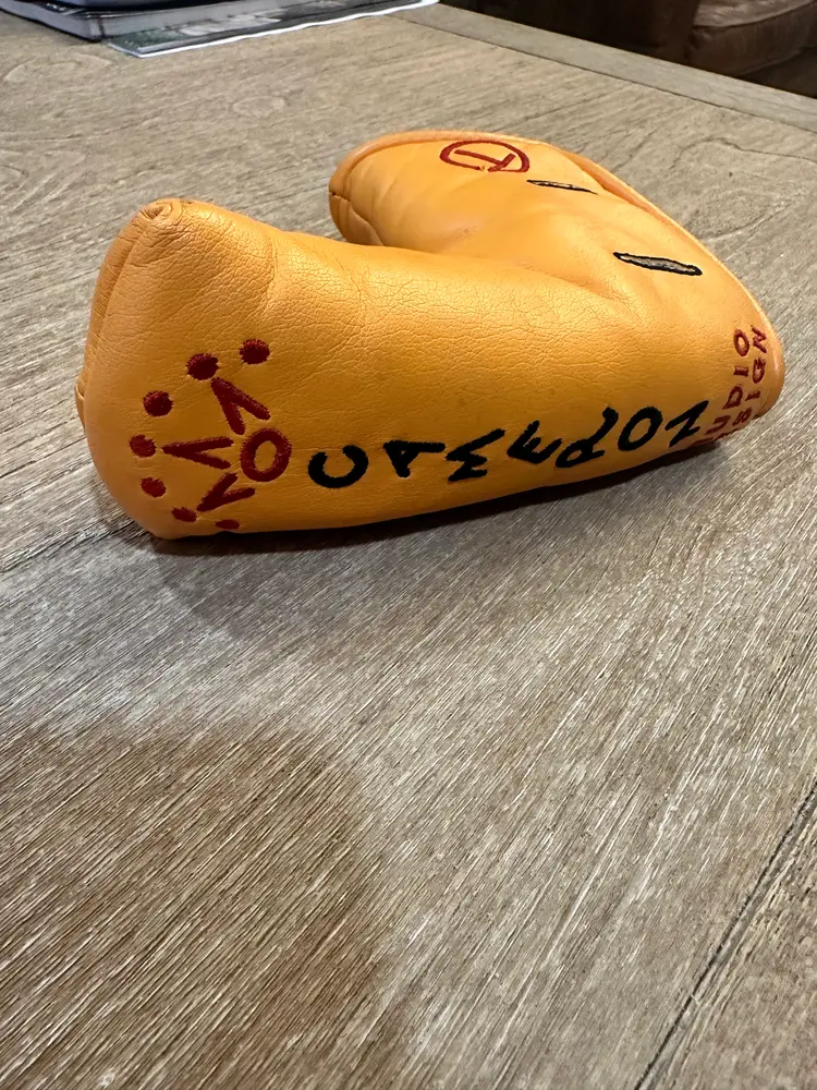 Scotty Cameron Studio Design Yellow Circle T Putter Headcover - Rare Vintage