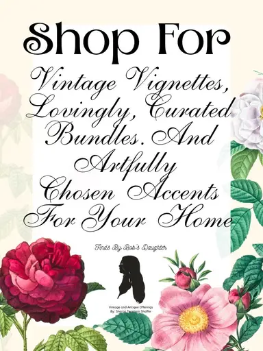 Vintage Vignettes, Curated Bundles And Accents